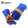 Guantes de soldar marca DEKO modelo Azul - Imagen 2