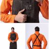 Mandil o delantal de cuero para soldadura modelo Tywel - Imagen 2