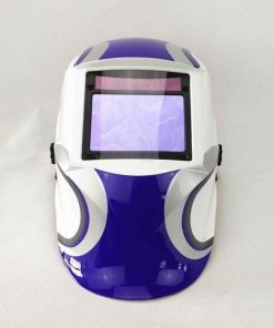 Mascara de soldar modelo blanco con oscurecimiento automatico