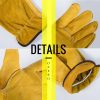 Guantes de trabajo de seguridad para soldadura TIG en cuero - Imagen 4