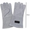 Guantes de soldadura de cuero 35cm para Tig/Mig - Imagen 3