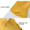 Guantes de trabajo de proteccion para soldadura TIG de piel de ciervo - Imagen 5