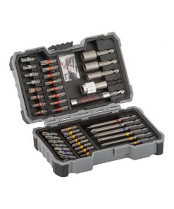 Pack juego con puntas atornillar y llaves vaso con 43 piezas de la marca BOSCH