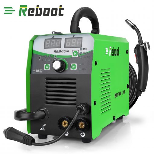 Equipo de soldadura REBOOT MIG 150 MMA MAG 220V con accesorios