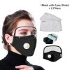 Máscara protectora de algodón integrada con gafas