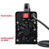 Máquina de soldadura eléctrica con pantalla LCD de ZX7-225, dispositivo portátil de 20A-225A 4200W, inversor de arco/MMA, mini soldador IGBT portátil con pantalla Digital