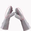 Guantes de soldadura de cuero de 35cm para Soldadores Tig Mig