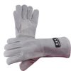 Guantes de soldadura de cuero de 35cm para Soldadores Tig Mig
