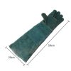 Guantes protección para soldador de piel de vaca con longitud 60 cm