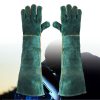 Guantes protección para soldador de piel de vaca con longitud 60 cm
