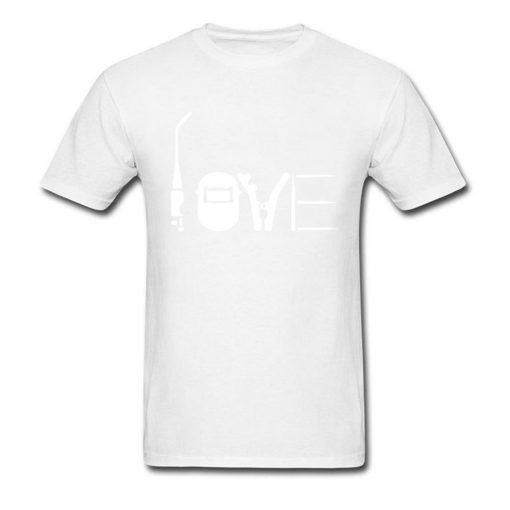 Camisetas para soldador LOVE WELDING manga corta