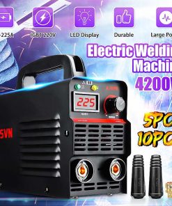 Máquina de soldadura de arco MMA eléctrica con pantalla Digital LCD inversor IGBT, ZX7-225, 20A-225A, 4200W