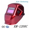 Careta casco de soldadura Darken color rojo modelo KM-1200C - Imagen 2