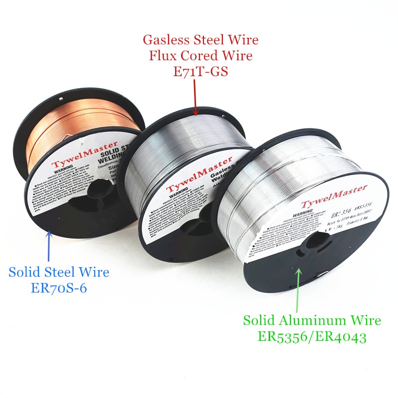 Alambre de soldadura sin gas de acero al carbono, núcleo de fundente, autoprotector, 0,8mm, 0,9mm - Imagen 6