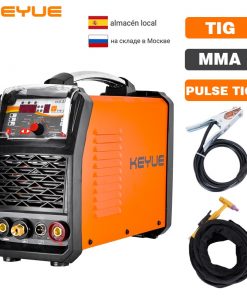 Máquina de soldadura KEYUE TIG-200P portátil, fase única, 220V DC inversor pulso de IGBT