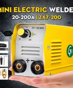 Equipo de soldadura eléctrica mini 20A-200A, inversor de CC IGBT, 50-60Hz, ZX7-200, 220V