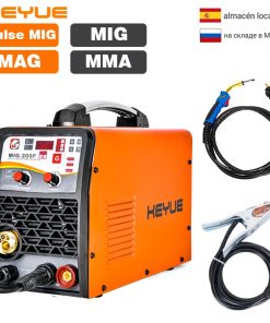 Equipo Soldador monofásico para soldadura de aluminio y acero inoxidable multifunción de pulso inversor, 220V, MIG, TIG MMA