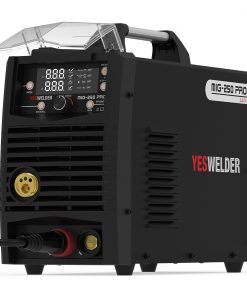 Equipo de soldar YESWELDER MIG 250A Pro de 220V MIG sin Gas, de acero/hierro/aluminio/inoxidable