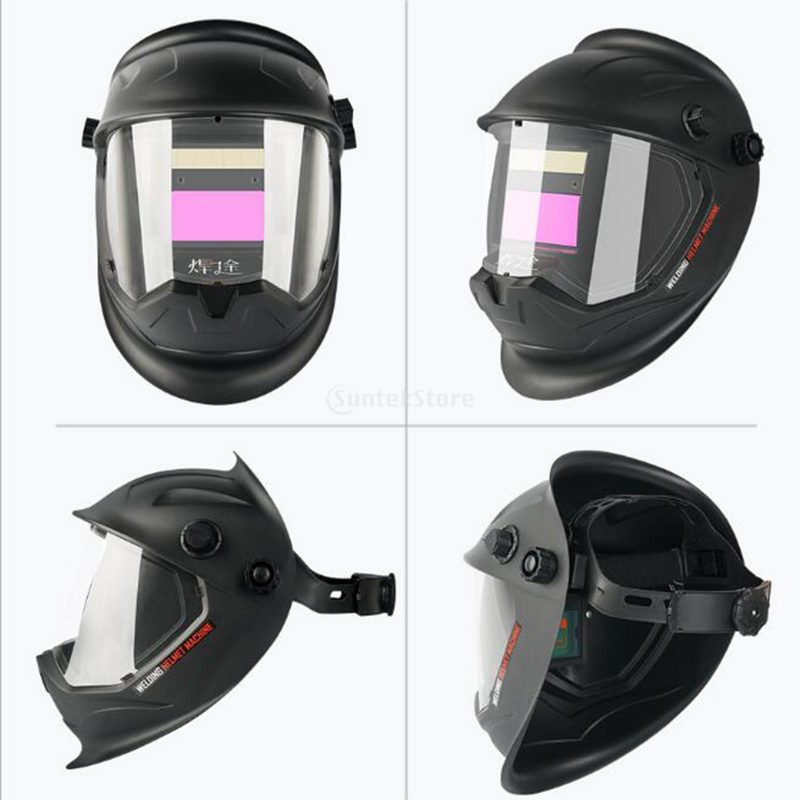 Masque De Soudure Automatique à Assombrissement Auto - Casque De Soudage Noir, 1 Capteur D'arc