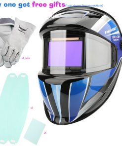 Mascara de soldadura con oscurecimiento automático, área de visión de 100mm x 67mm