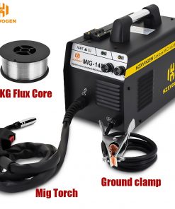 Equipo de soldar HZXVOGEN MIG145 sin gas compatible con núcleo de flujo de 220mm y 0,6mm para soldadura doméstica