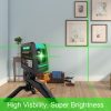Nivel láser Mileseey L52R, herramienta de nivelación profesional de 2 líneas cruce vertical con batería y trípode - Imagen 2