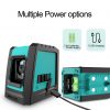 Nivel láser Mileseey L52R, herramienta de nivelación profesional de 2 líneas cruce vertical con batería y trípode - Imagen 4