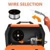 Equipo de soldadura HITBOX MIG de acero inoxidable de 220V MIG ARC TIG MIG200, DC funcional, sin gas - Imagen 5
