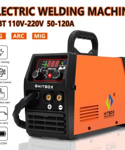Soldador Mig semiautomático HITBOX Synergy HBM1200 110V, 220V, inversor Tig Argon Arc Mig 3 en 1