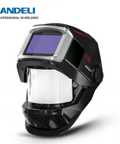 Casco mascara ANDELI de soldadura con oscurecimiento automático lente de soldadura Digital vista lateral QP300F