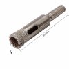 Juego de Brocas recubiertas de diamante, brocas de perforación 30mm de 6mm, azulejos, mármol, vidrio y cerámica, 10 piezas - Imagen 3