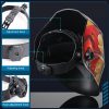 Casco de soldadura de primera clase óptica con oscurecimiento automático, sombra completa 4-13, área de visión 93x43 (mm) - Imagen 3