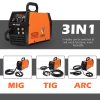 Equipo de soldadura semiautomática 3 en 1 Tig MIG, soldador portátil digital sin gas HBM1200 - Imagen 2