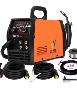 Equipo de soldadura semiautomática 3 en 1 Tig MIG, soldador portátil digital sin gas HBM1200