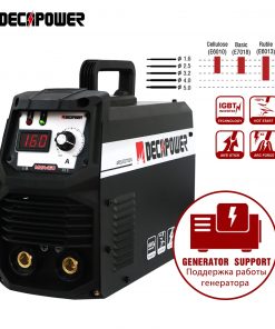 Máquina de soldar inversor de CC Arc 220V SMAW MMA, soporte de electrodo de celulosa