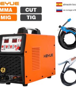 Máquina de soldadura KEYUE- 4 en 1 multifunción, CT-520D, 5kg de capacidad, flujo sin Gas, TIG, corte MMA, MIG
