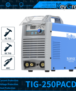 Equipo de soldadura de alta calidad KeyGree HF TIG, inversor de aluminio, 220V, AC-TIG, DC-TIG