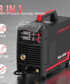 Soldadora MIG 205A de YESWELDER soldadura MIG con hilo gas o sin gas, Lift