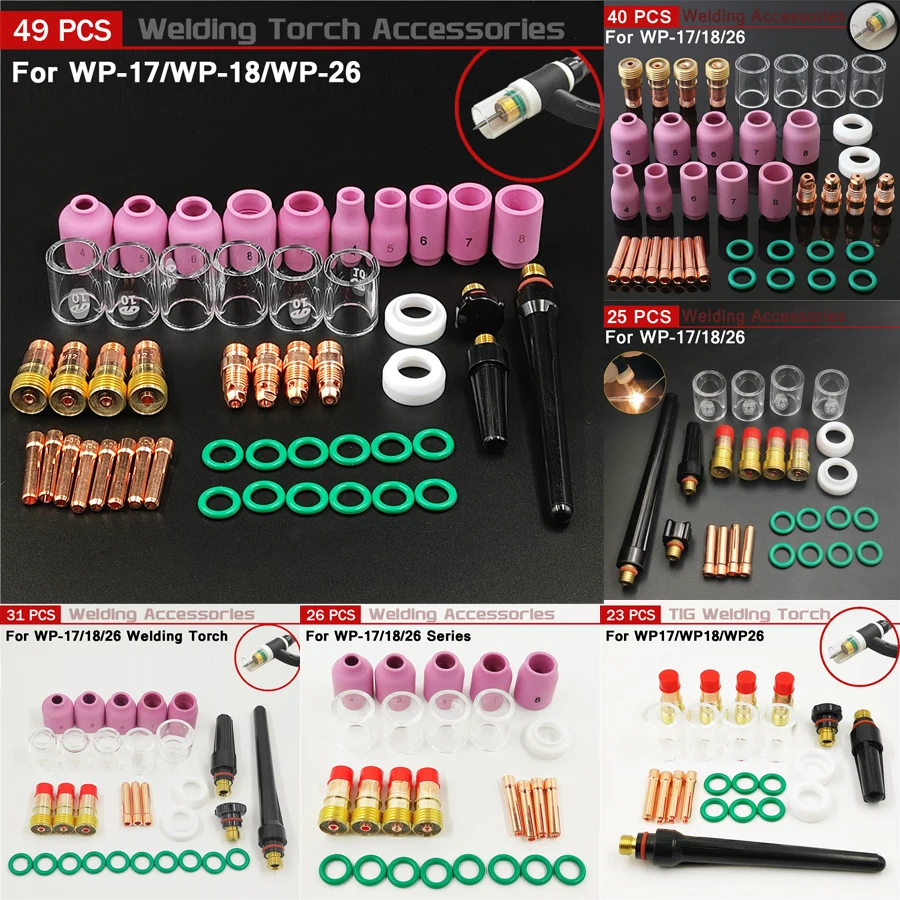 Potencie su Soldadura TIG: Accesorios Duraderos para electrodo de tusteno pistola