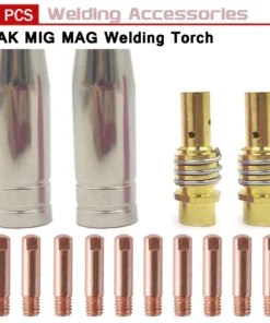 Potencia Tu Soldadura con Boquillas MB-15AK: Variedad de Tamaños y Puntas Duraderas - 14 Unidades