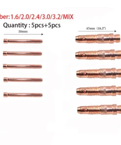 10 unidades repuestos soldadura TIG de argón: Rendimiento Inigualable